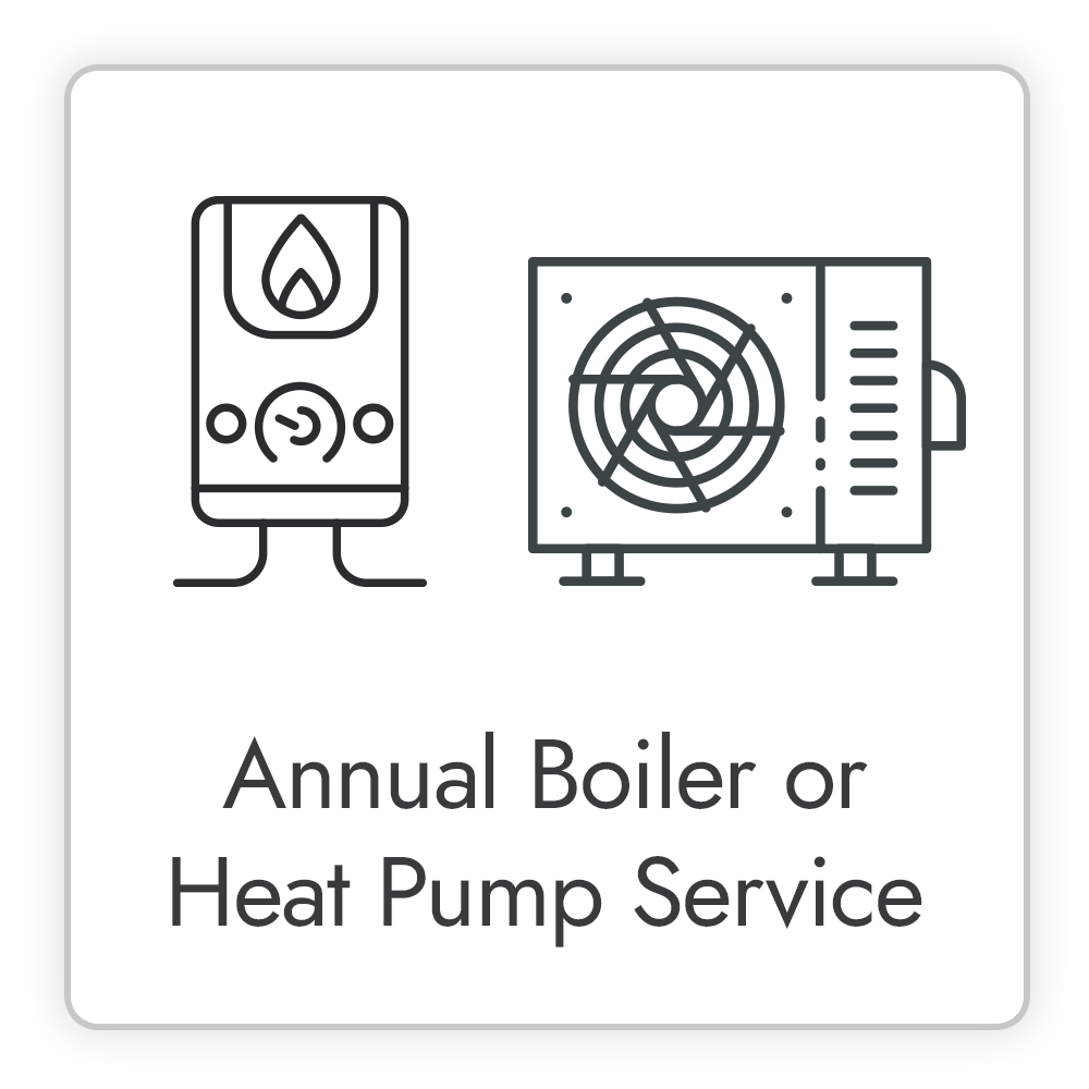 Annual Boiler or Heat Pump Service